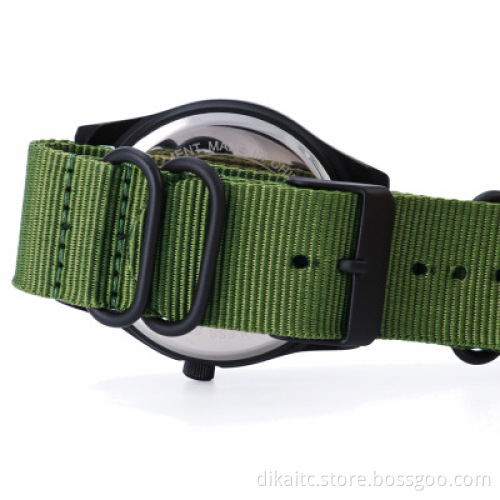Casual Air Force Men Pilot Watches Nylon Strap Sport Outdoor Clock 24H Display Quartz Wristwatch Relogio Masculino